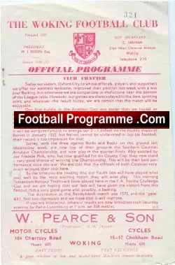 Woking v Oxford City 1952
