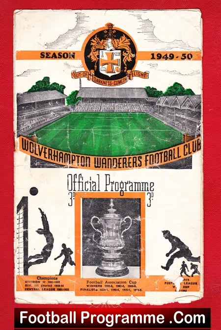 Wolves Wolverhampton v Derby County 1950 – to clear