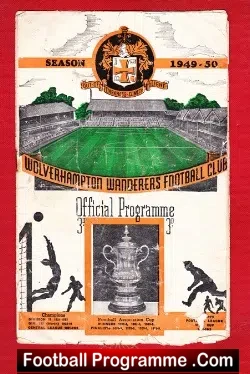 Wolves Wolverhampton v Derby County 1950 – to clear