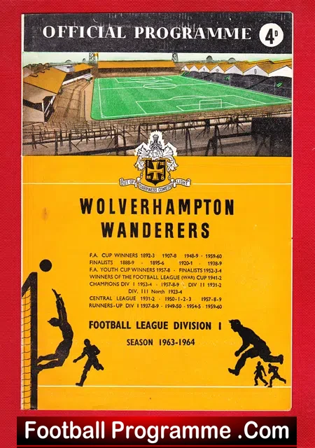Wolves Wolverhampton v Manchester United 1963