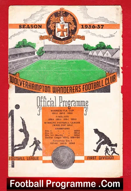 Wolves Wolverhampton v Manchester United 1957 – to clear