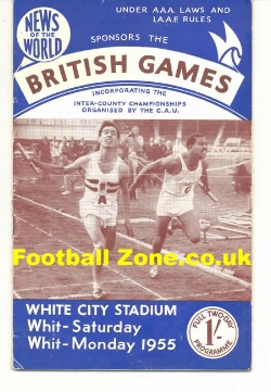 British Athletics 1955 at White City