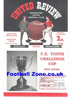 Manchester United v Morecambe 1959 – Youth 14 – Nil