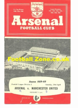 Arsenal v Manchester United 1960 – Leslie Compton Special