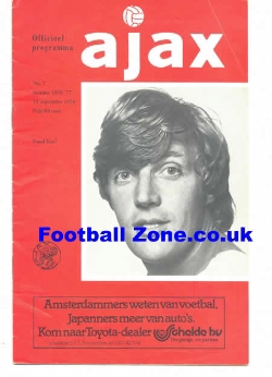 Ajax v Manchester United 1976 – Holland – Dutch – Man Utd