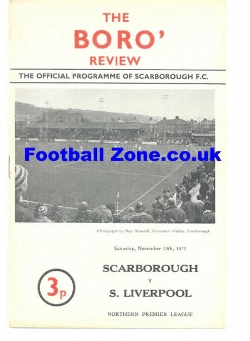 Scarborough v South Liverpool 1971