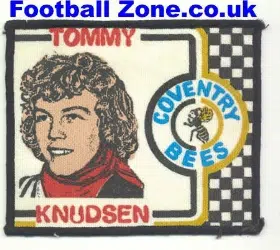 Coventry Speedway Cloth Badge Patch - Tommy Knudsen