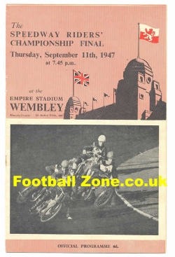 British Speedway Riders Championship Final 1947