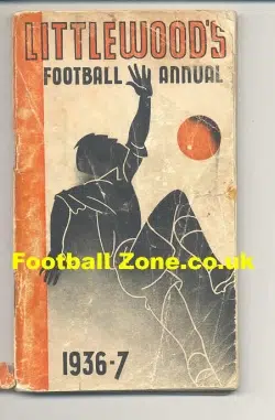 Littlewoods Football Annual Handbook 1936 – 1937