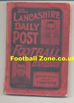 Lancashire Daily Post Football Handbook 1928 - 1929