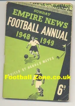Sunday Empire News Football Annual 1948 - 1949