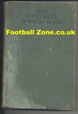 Football Who's Who 1935 - 1930s Football Memorabilia