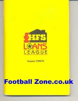 HFS Loans League Handbook 1990 - 1991