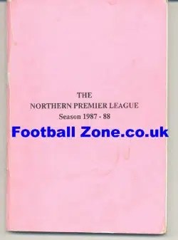 Northern Premier League Handbook 1987 - 1988