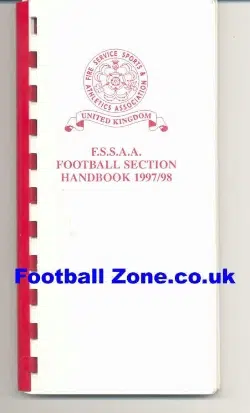 FSSAA Football Section Handbook 1997 - 1998