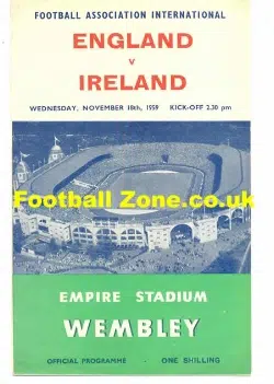 England v Ireland 1959