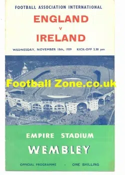 England v Ireland 1959