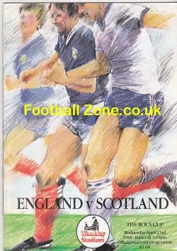 England v Scotland 1986