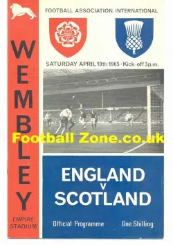 England v Scotland 1965 - Jack Charlton Debut