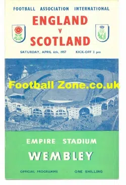 England v Scotland 1957
