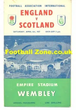 England v Scotland 1957