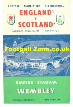 England v Scotland 1957