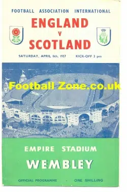 England v Scotland 1957