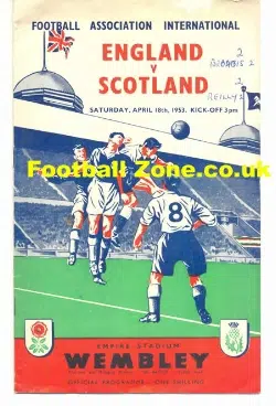 England v Scotland 1953