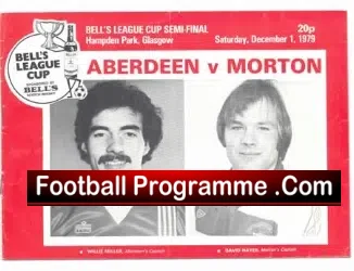 Aberdeen v Greenock Morton 1979 – League Cup Semi Final