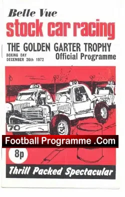 Belle Vue Stock Car Racing 1972 – Golden Garter Trophy