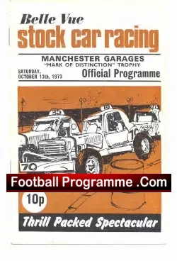 Belle Vue Stock Car Racing 1973 – Mark Of Distinction Trophy