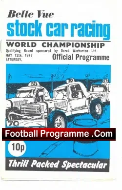 Belle Vue Stock Car Racing 1973 – World Championship