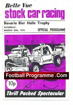 Belle Vue Stock Car Racing 1974 – Bavaria Bier Halle Trophy