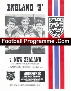 England v New Zealand 1984 – B International at Nottingham