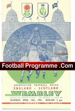 England v Scotland 1951