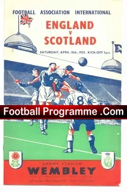 England v Scotland 1953