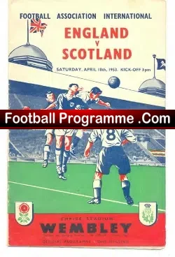 England v Scotland 1953
