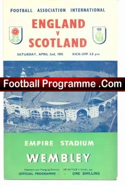 England v Scotland 1955 – Duncan Edwards Record Debut