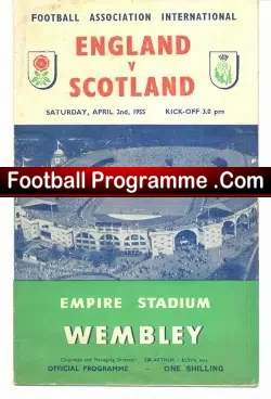 England v Scotland 1955 – Duncan Edwards First Full Debut