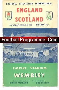 England v Scotland 1955 – Duncan Edwards 1st Cap Debut