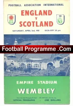 England v Scotland 1955 – Duncan Edwards 1st Full Cap