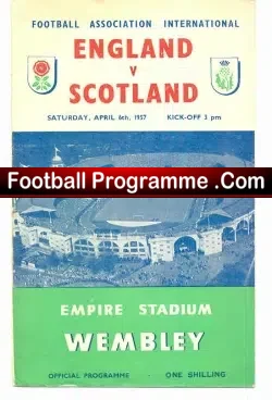 England v Scotland 1957