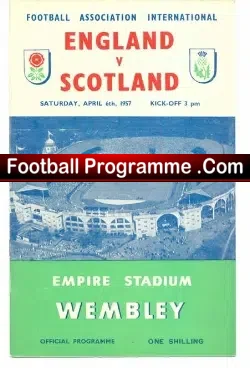 England v Scotland 1957