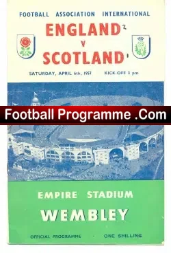 England v Scotland 1957