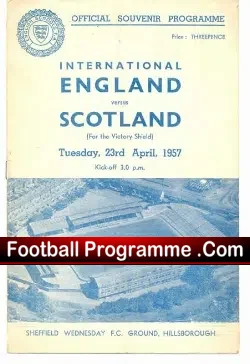 England v Scotland 1957 – at Hillsborough – Nobby Stiles 2