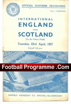 England v Scotland 1957 – at Hillsborough – Nobby Stiles 1
