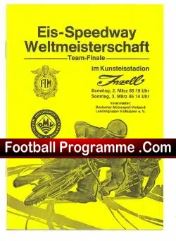 Germany Speedway Programme 1985