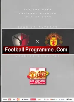 Kashima Antlers v Manchester United 2005 - Man Utd Tour Japan - football programme