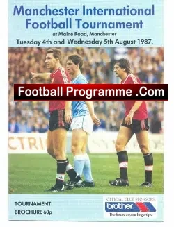 Manchester City v Manchester  United 1987 - Football Tournament - football programme