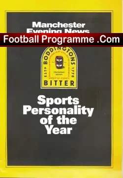 Manchester Sports Personality 1993 Signed Cantona + George Best - football programme